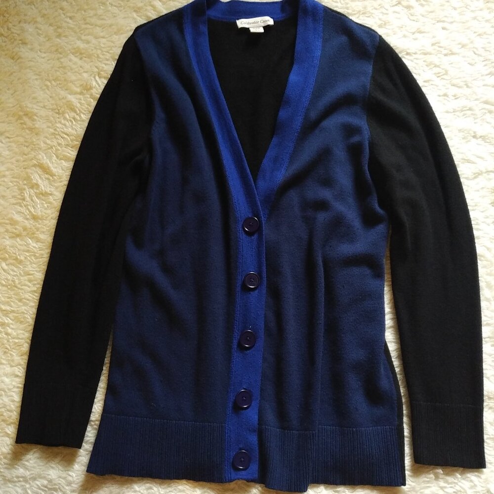 Coldwater Creek colorblock cardigan